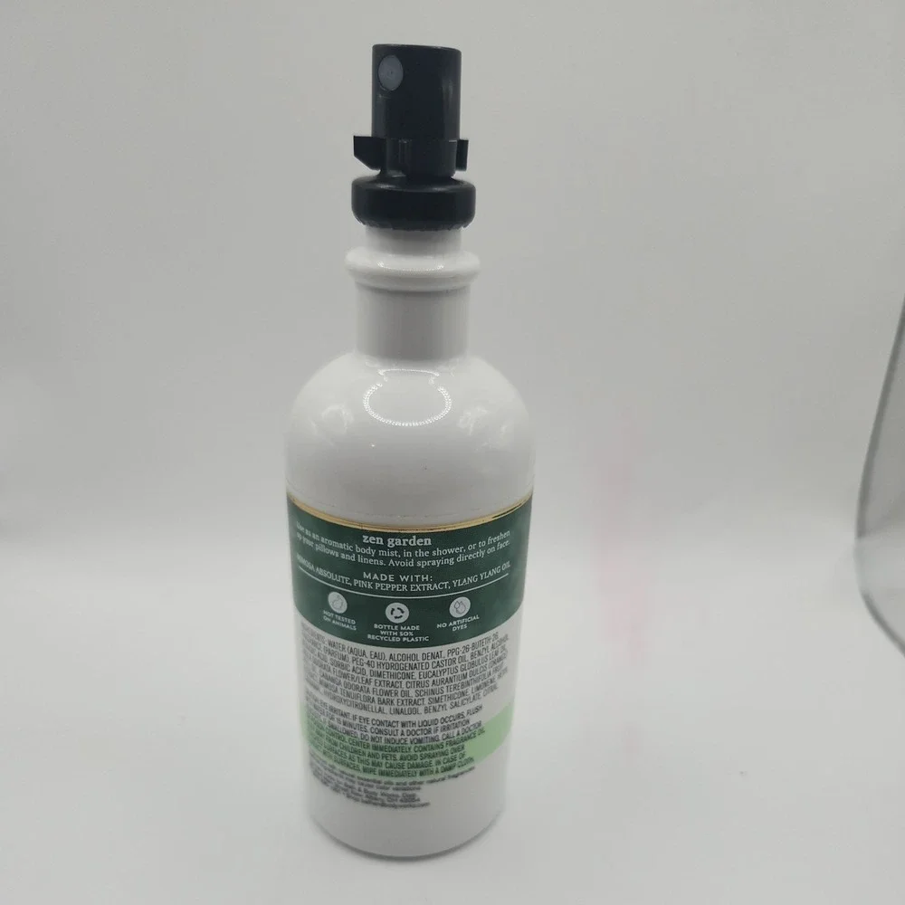 Bath & Body Works Zen Garden Essential Oil Mist Discontinued